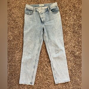 Light Blue Women's Straight-Leg Jeans
